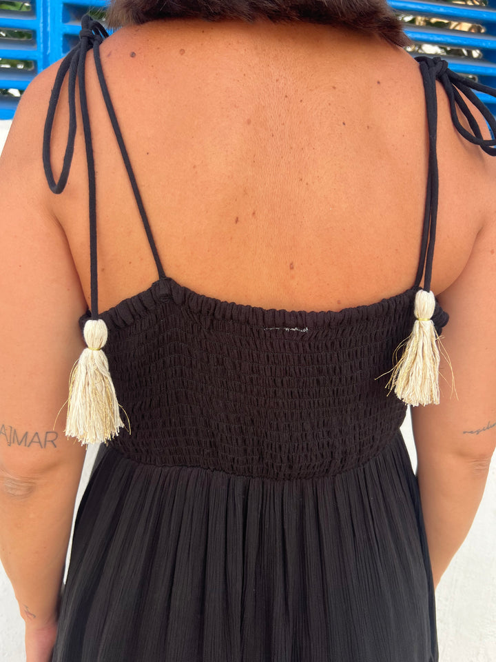 Vestido Boho negro