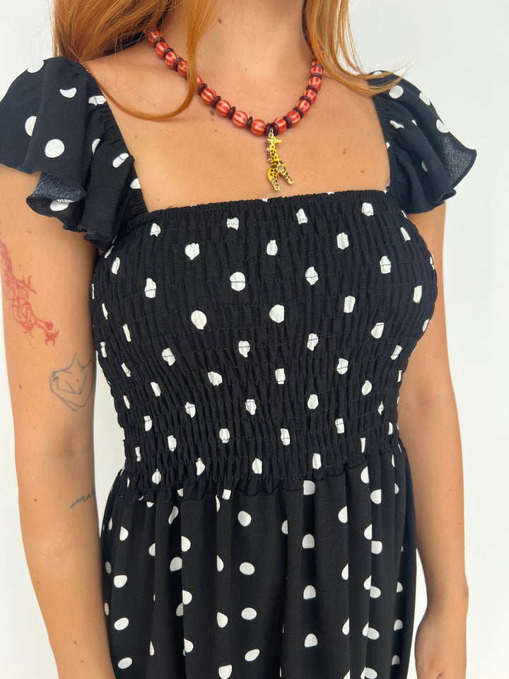 Vestido Violeta negro