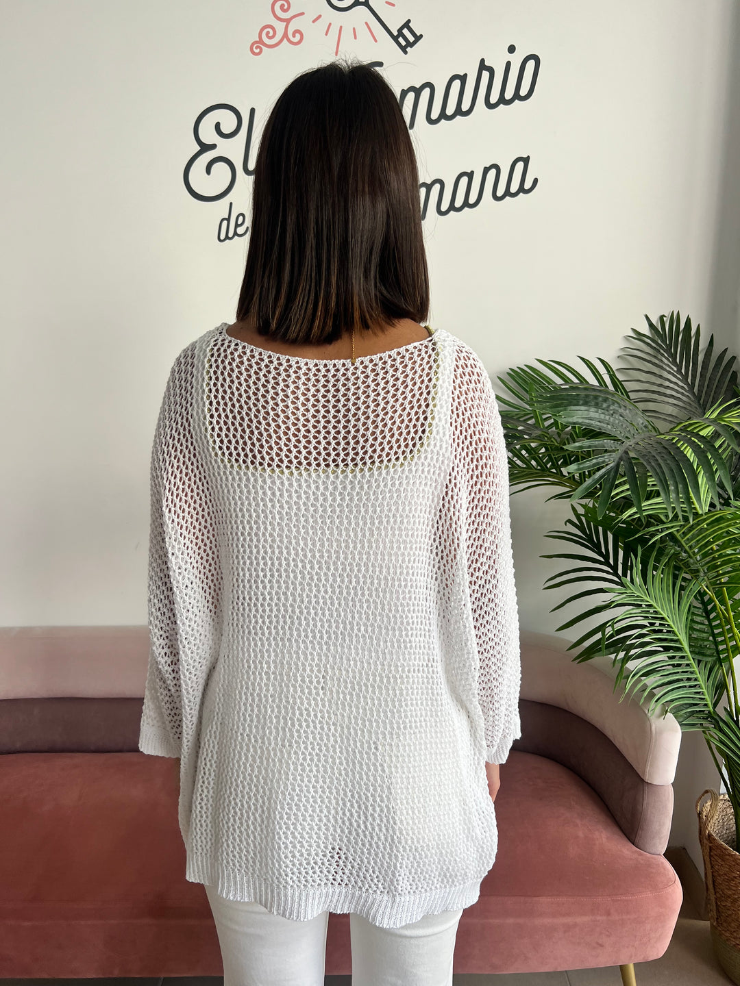 Jersey Redecilla blanco