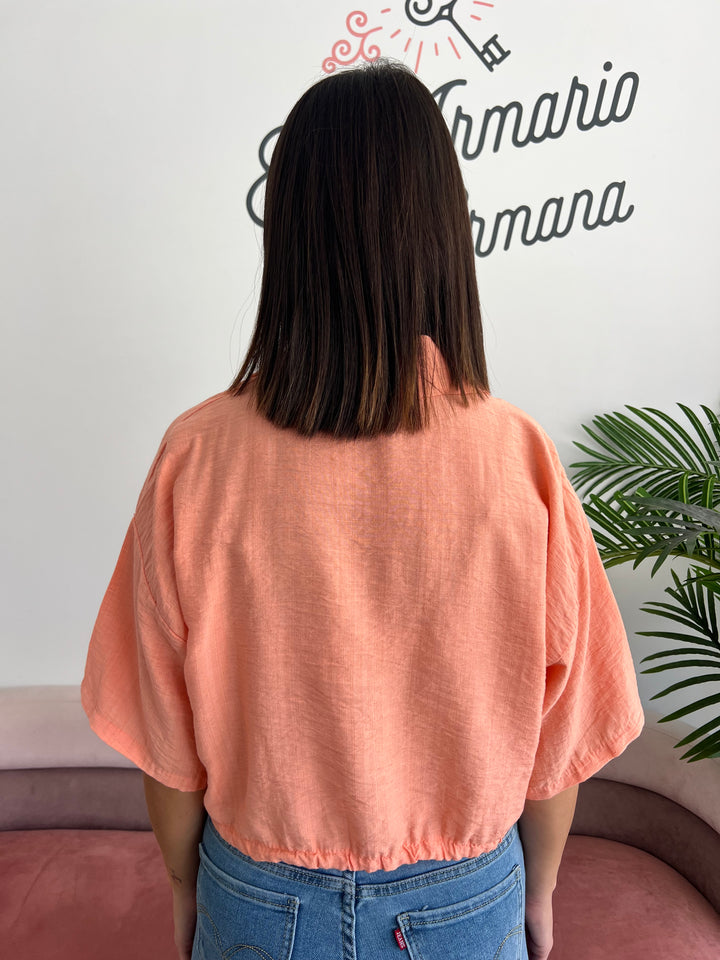 Camisa Dania salmón