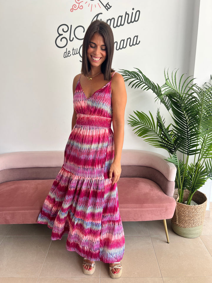 Vestido Ariadna fucsia