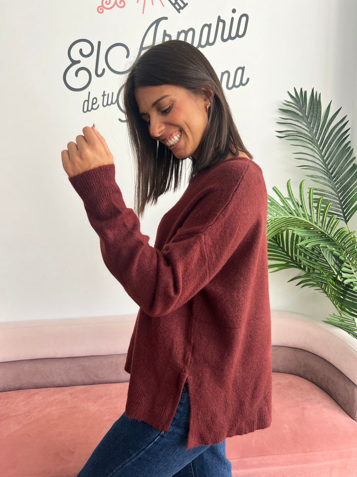 Jersey Manuela burdeos