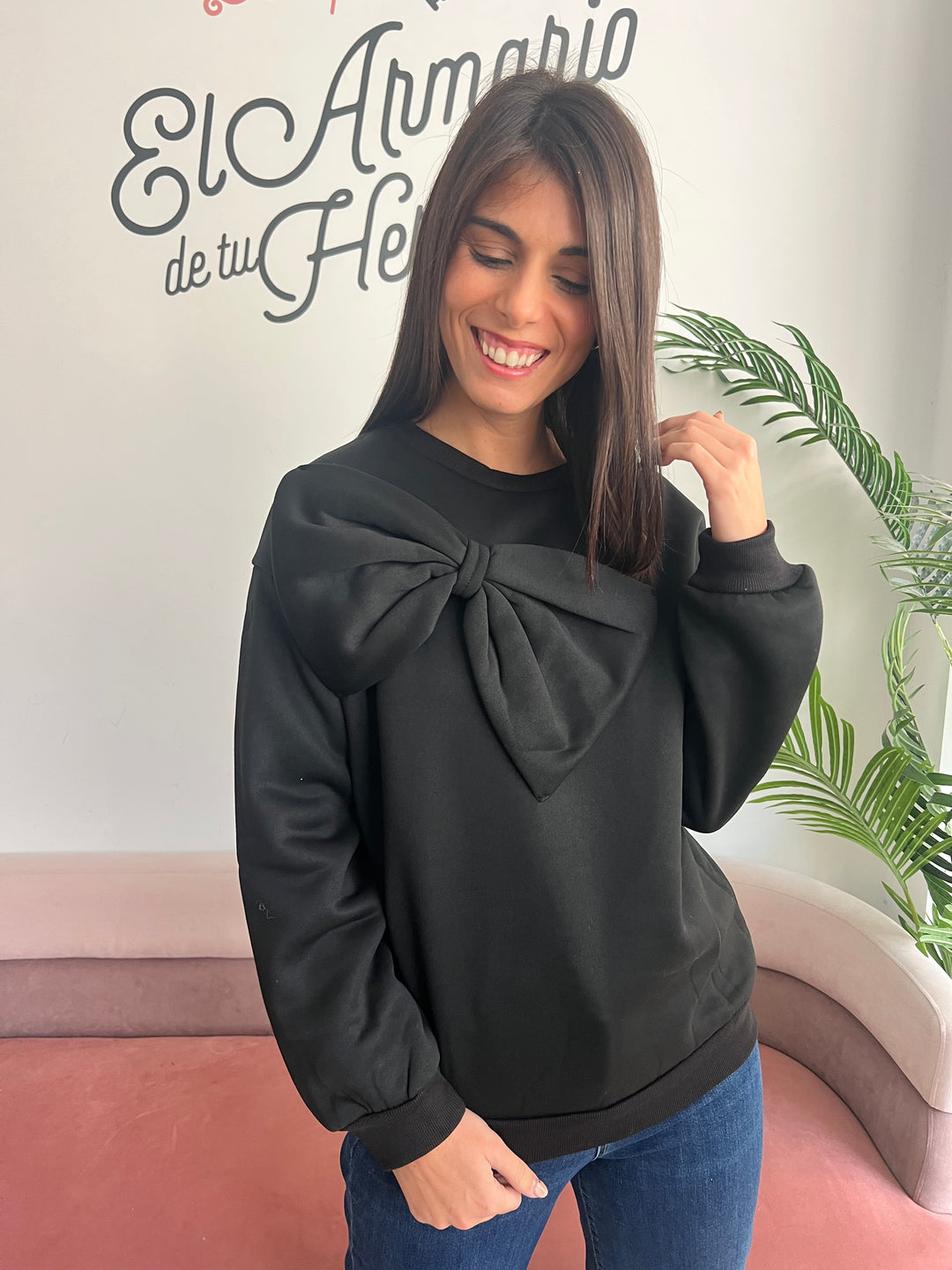 Sudadera Marilyn negro