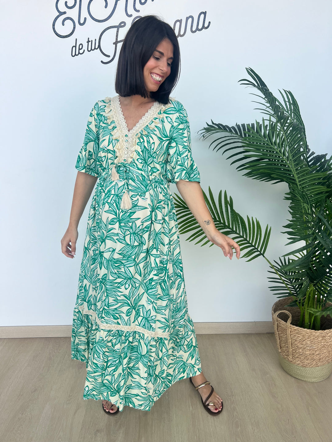 Vestido Sofía verde