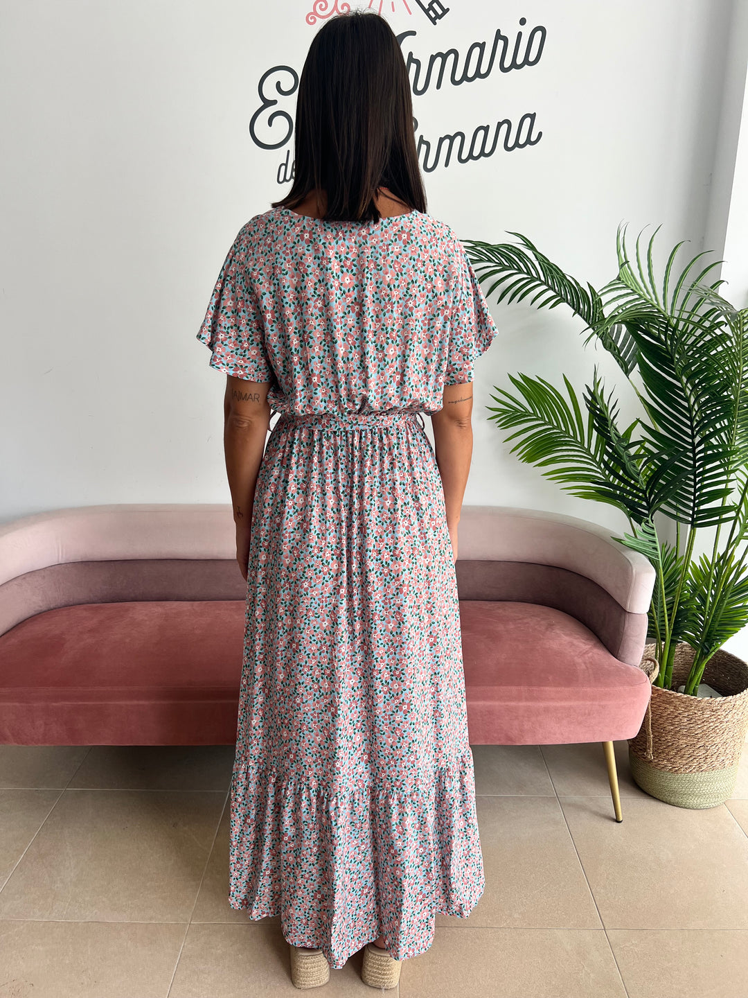 Vestido Dayana celeste