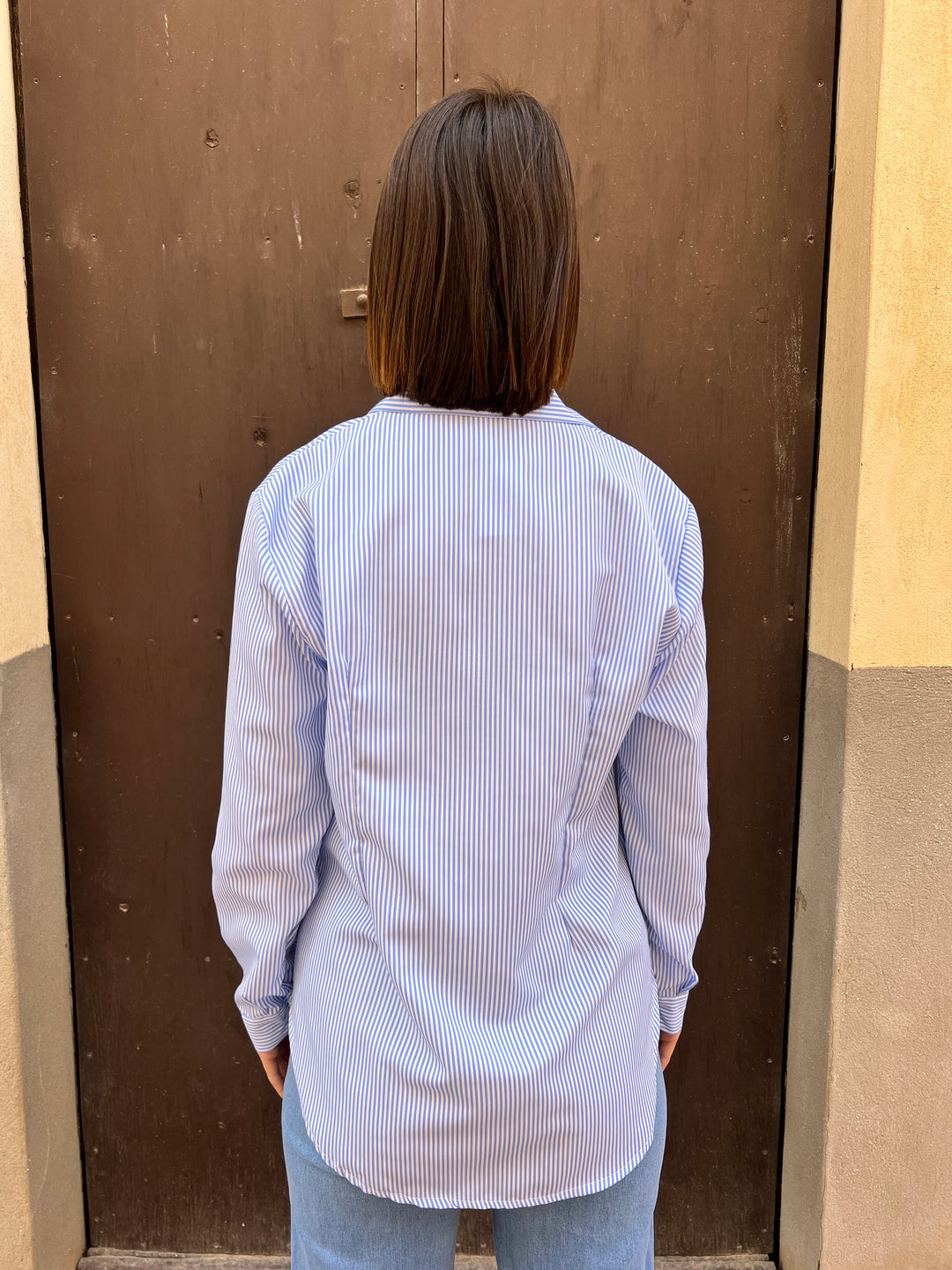 Camisa Rayas azul