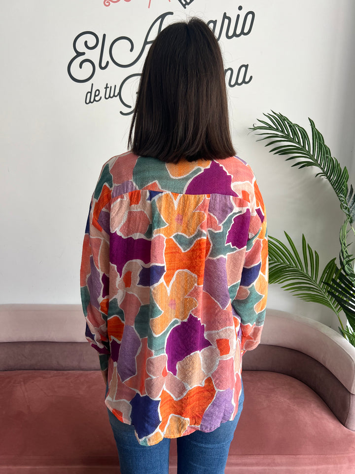 Camisa Nuria naranja