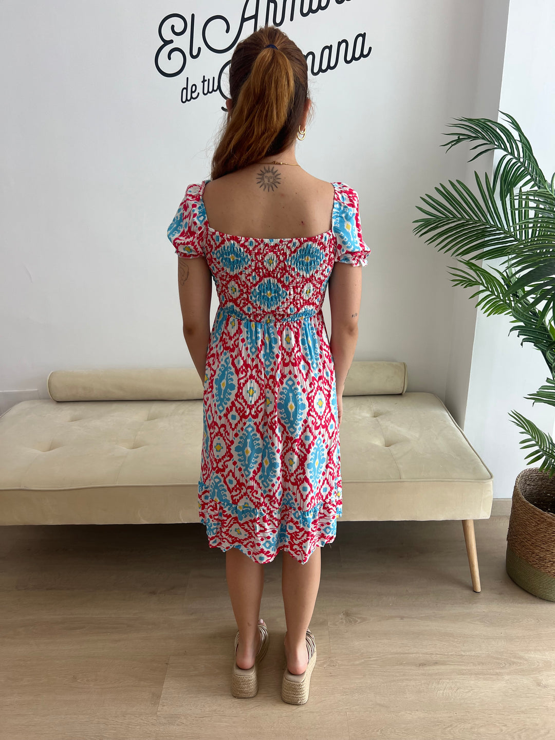 Vestido Candela coral
