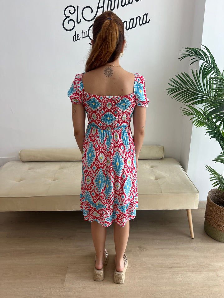 Vestido Candela coral