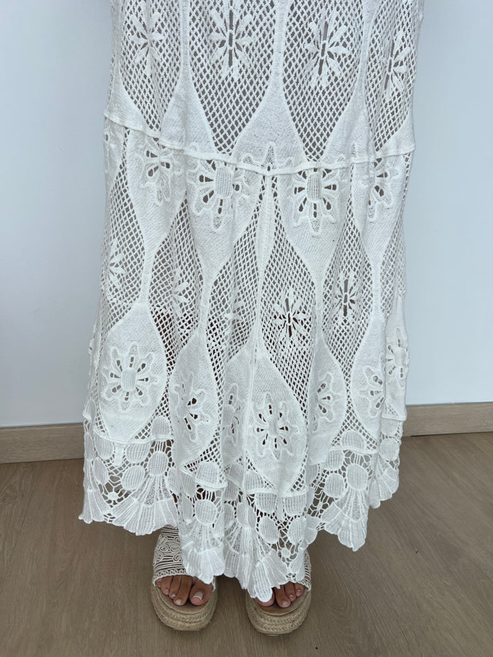 Falda Nuria blanco