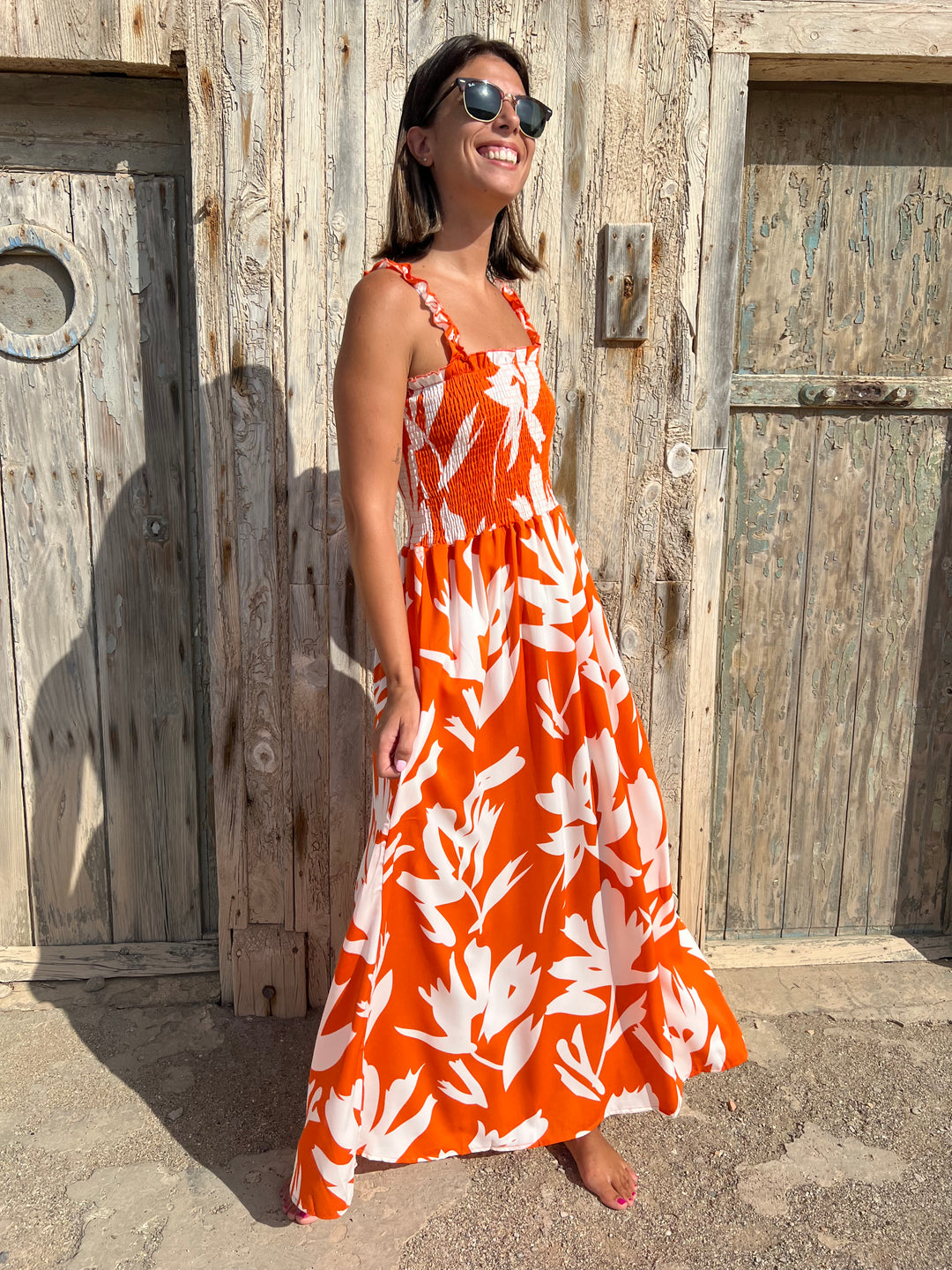 Vestido Úrsula naranja