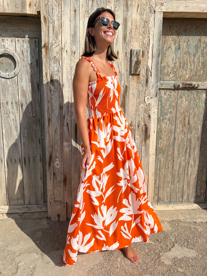 Vestido Úrsula naranja