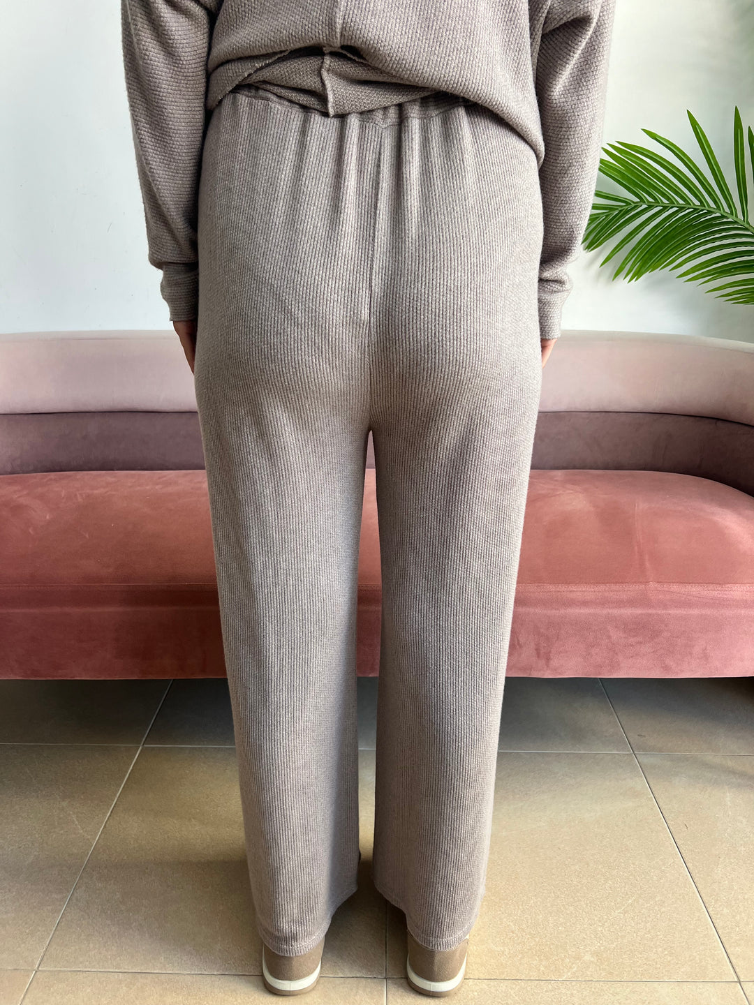 Pantalón Malena topo