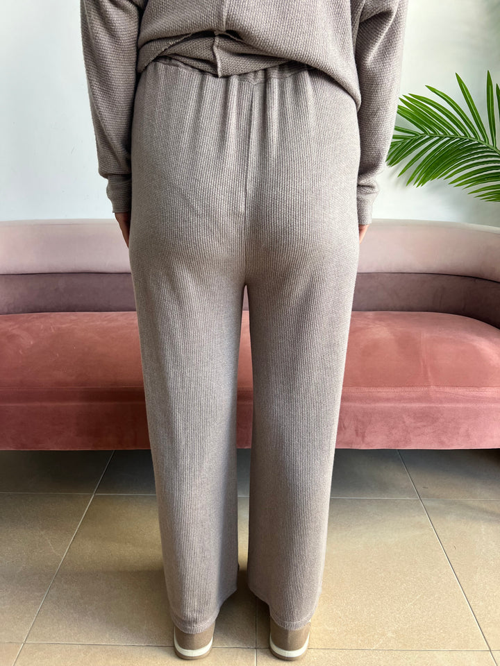 Pantalón Malena topo