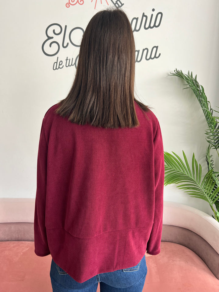 Chaqueta Noemí burdeos