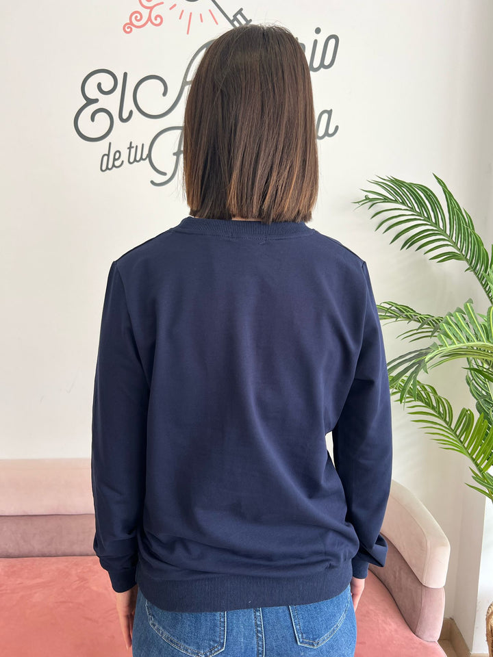 Sudadera Rock azul marino
