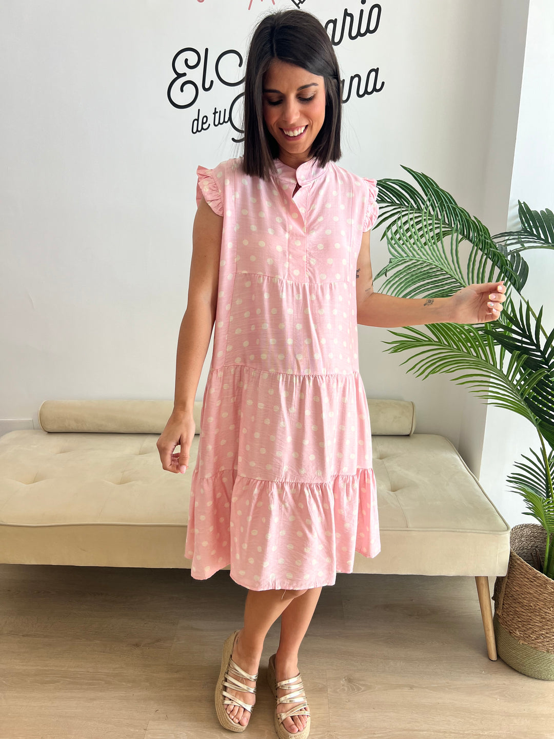 Vestido Martina rosa