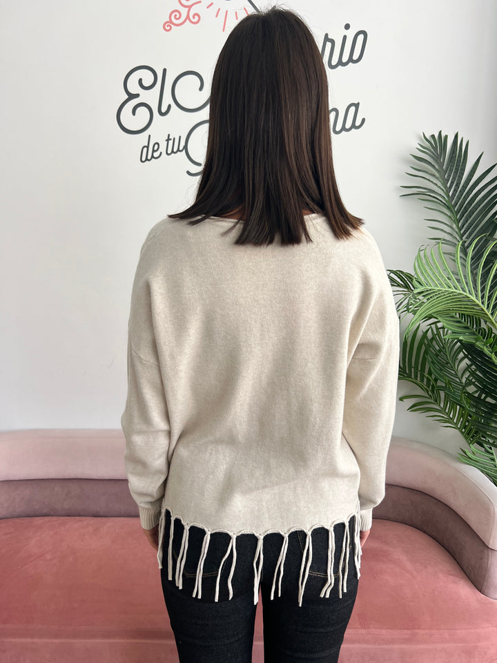 Jersey Flecos beige