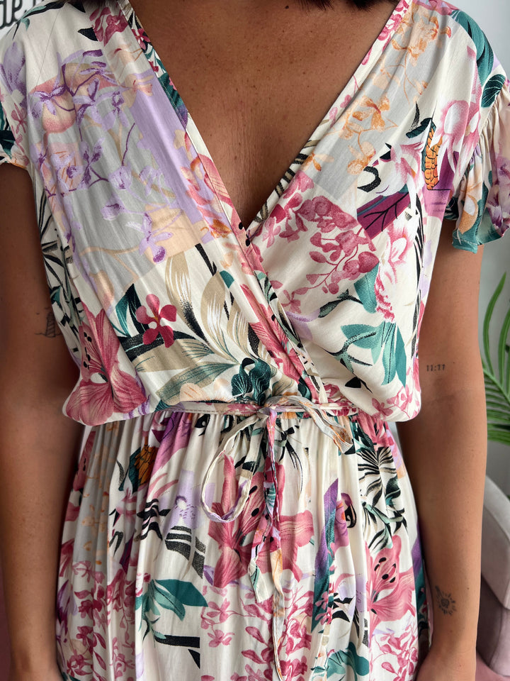 Vestido Ainhoa beige