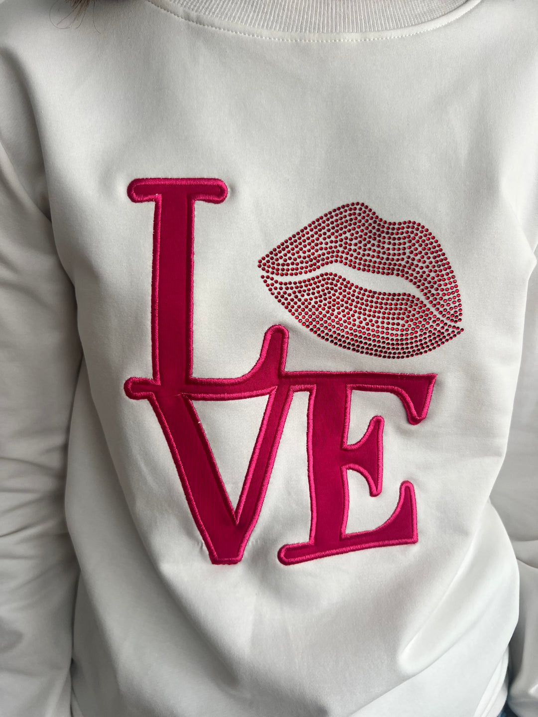 Sudadera Kiss blanco