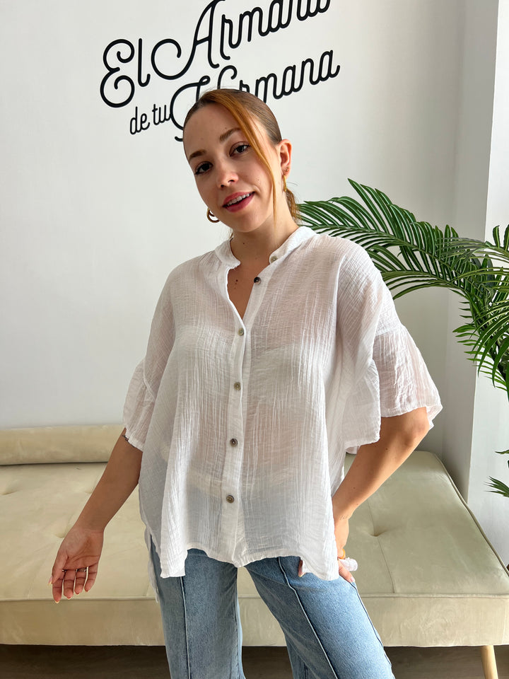 Camisa Sara blanco