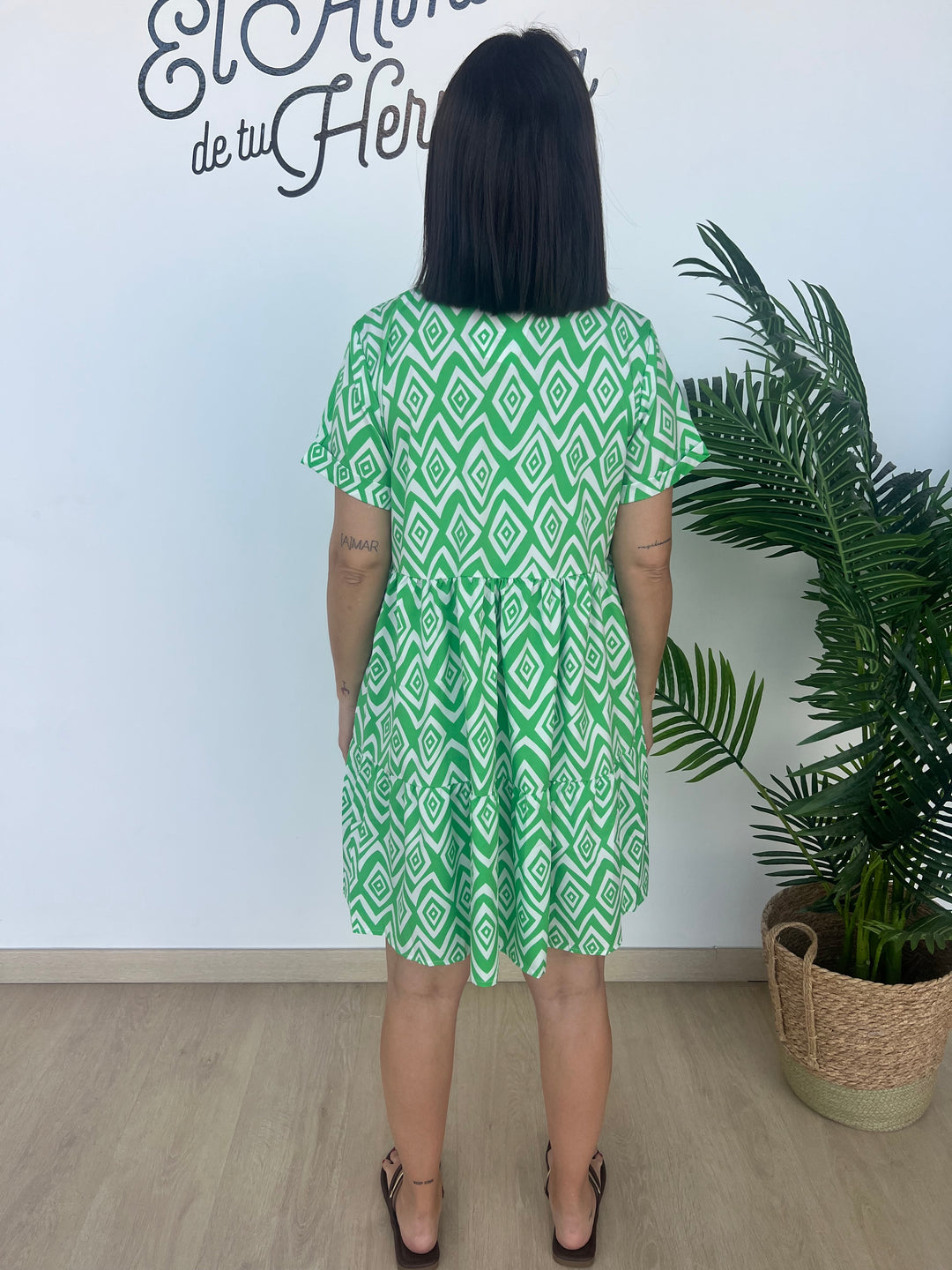 Vestido Abril verde