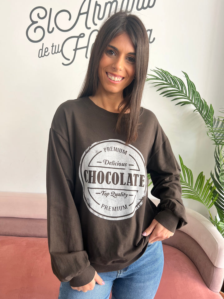 Sudadera Chocolate marrón