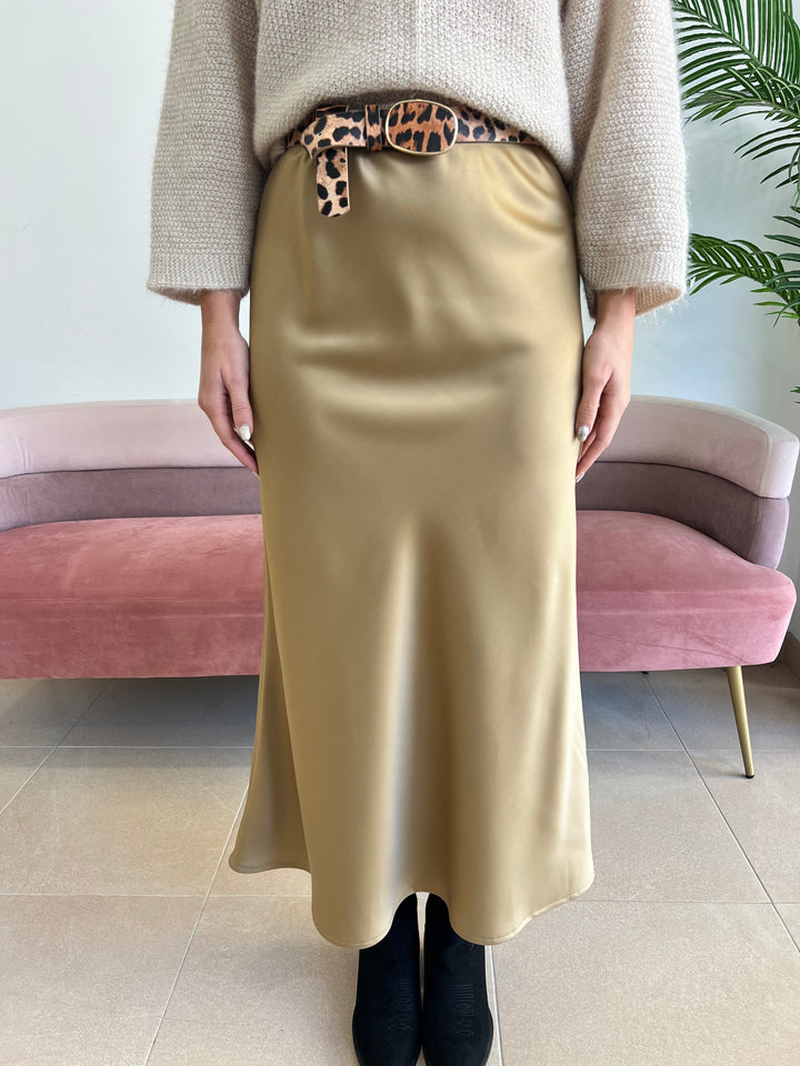 Falda Lola champán