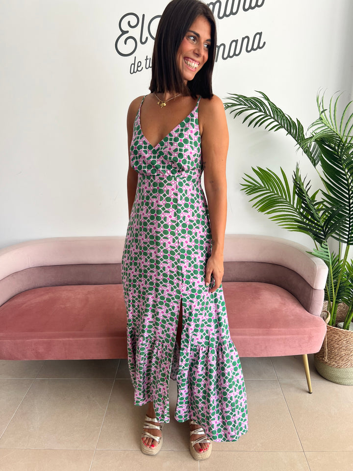 Vestido Ángela verde