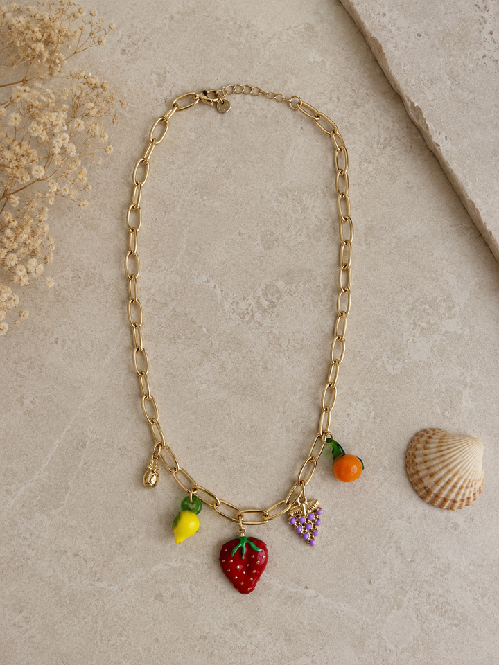 Collar Frutas (acero)