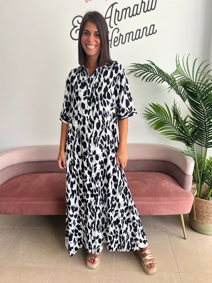 Vestido Carol Cinturón blanco