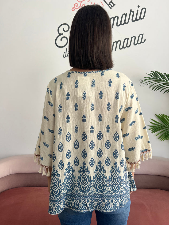 Blusa Sheila azul
