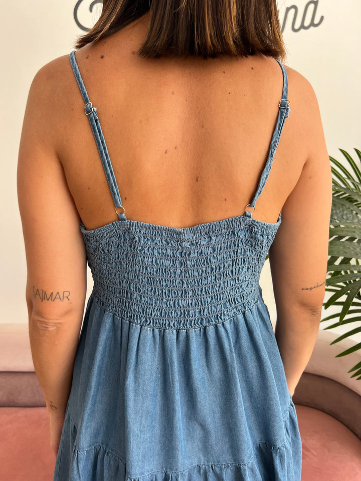 Vestido Denim oscuro