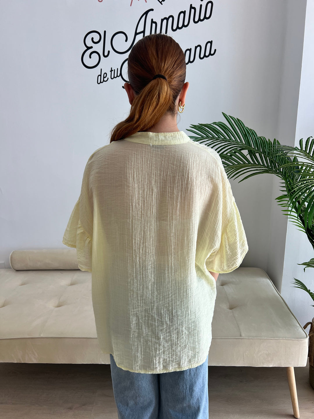 Camisa Sara amarillo
