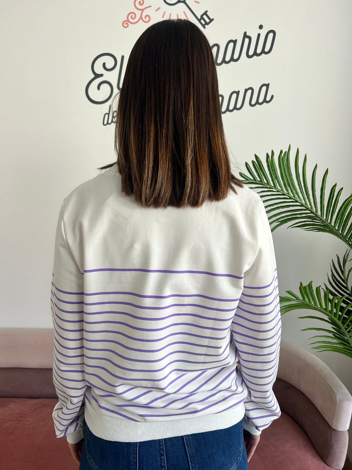 Sudadera Helen morado