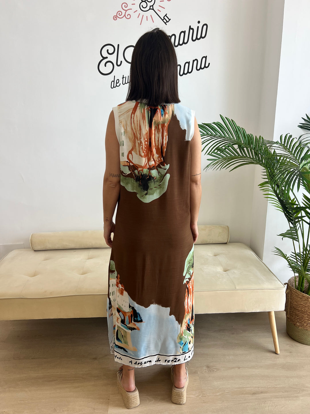 Vestido Maribel marrón