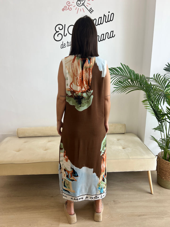 Vestido Maribel marrón