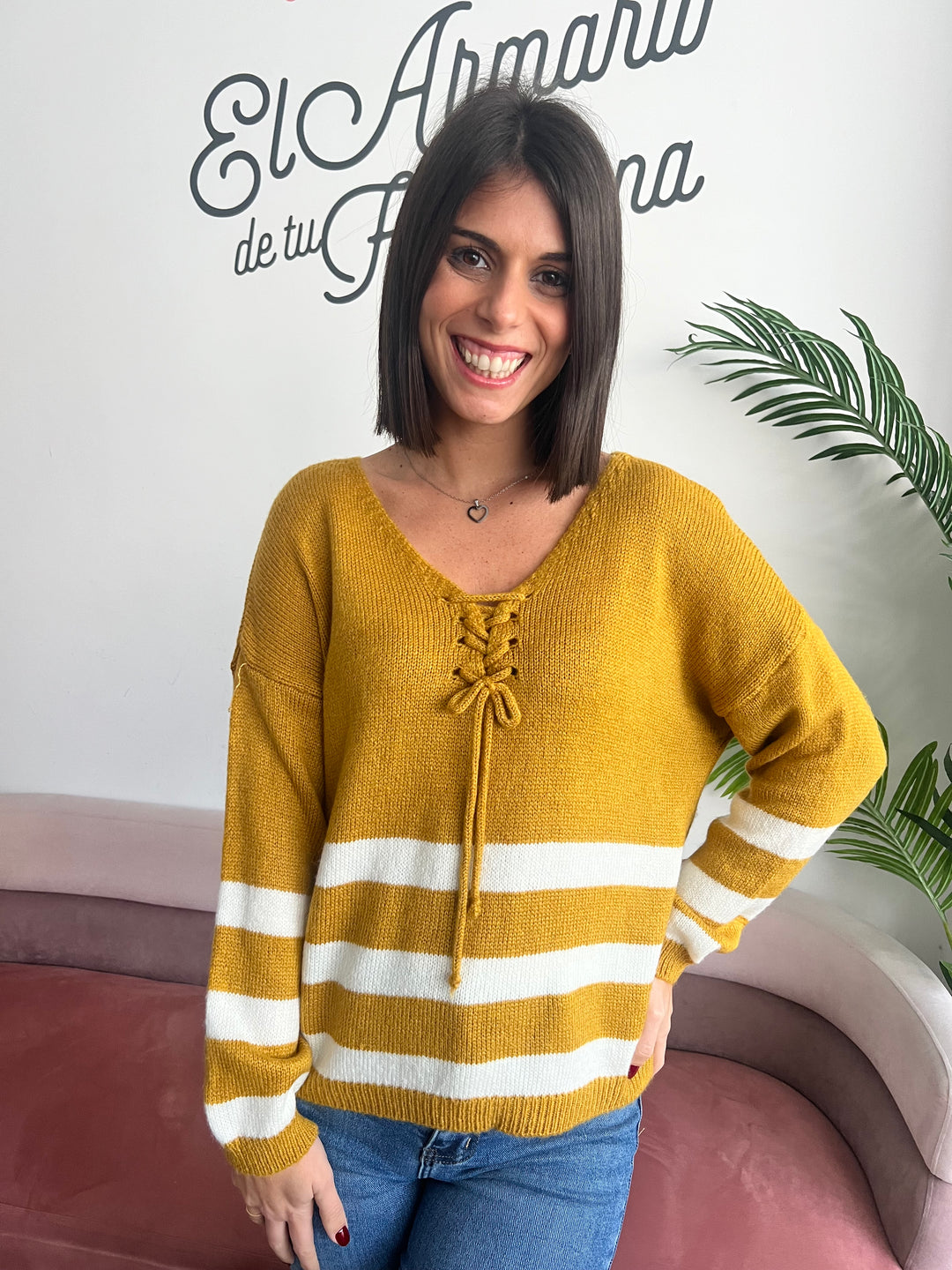 Jersey Abril mostaza