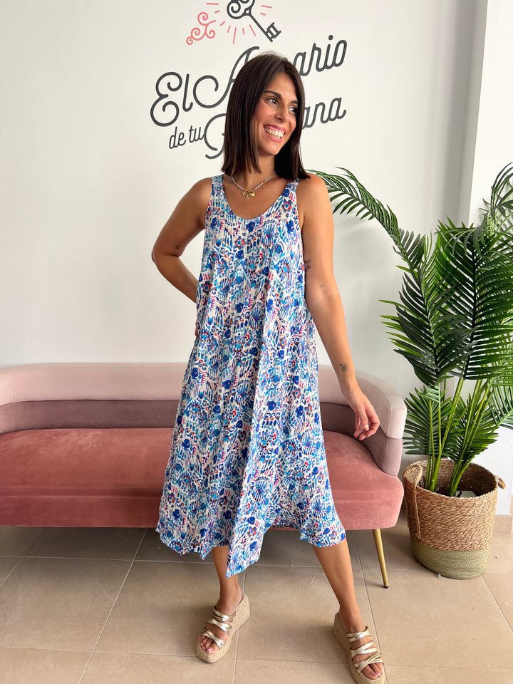 Vestido Francis azul