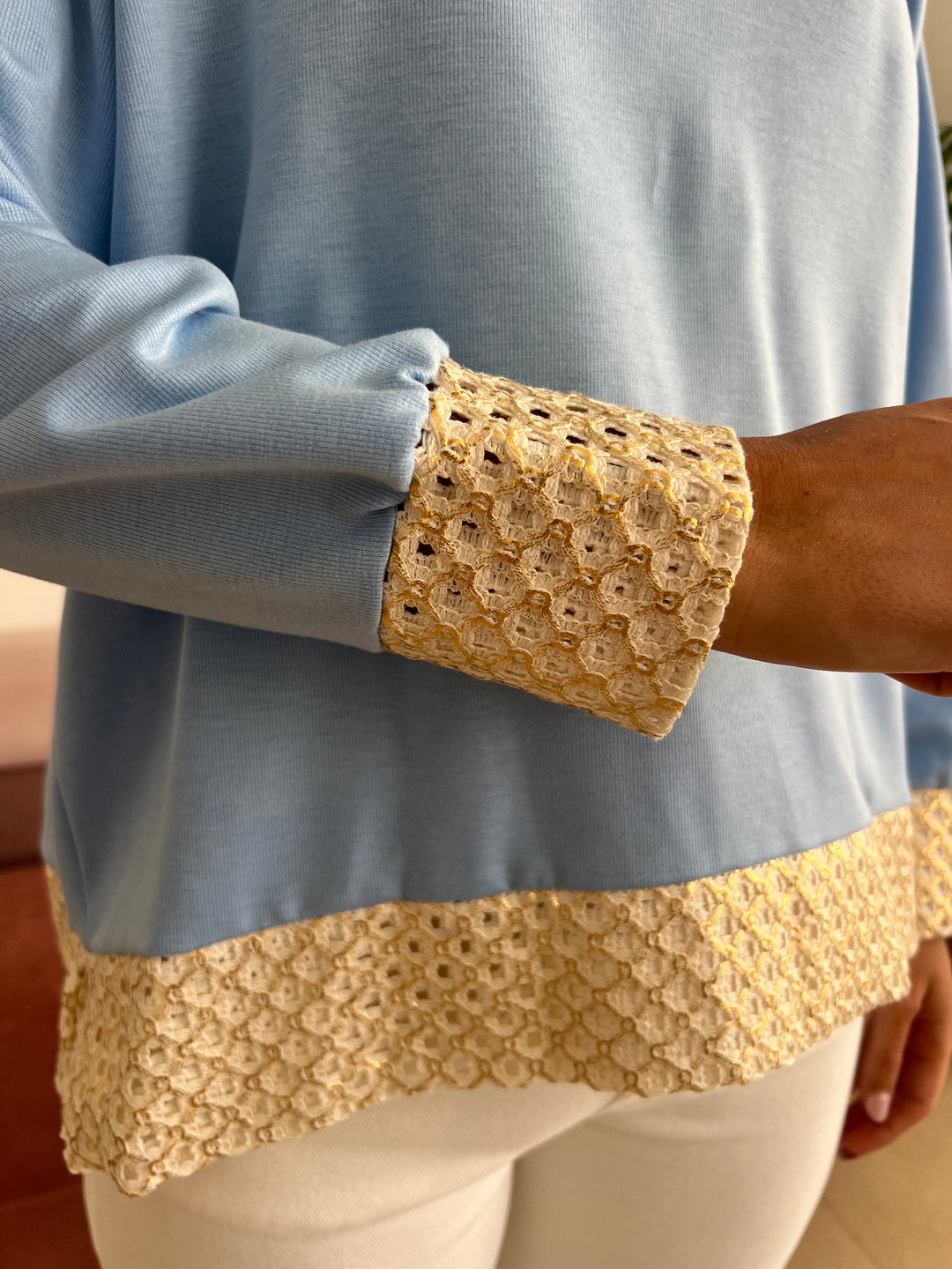 Sudadera Karol celeste