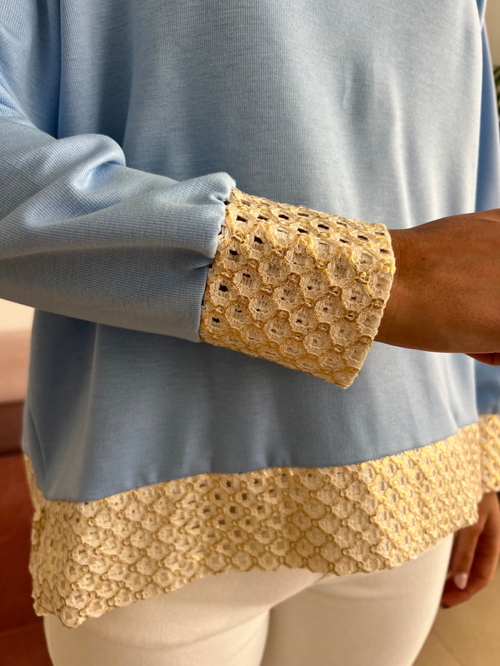 Sudadera Karol celeste