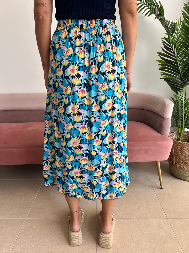 Falda Pamela azul marino