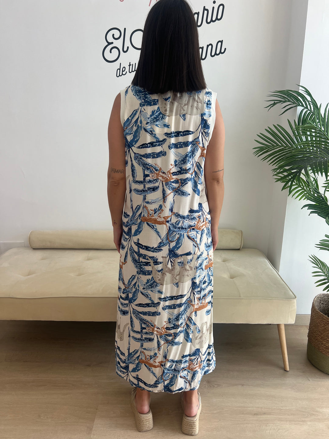 Vestido Selva azul
