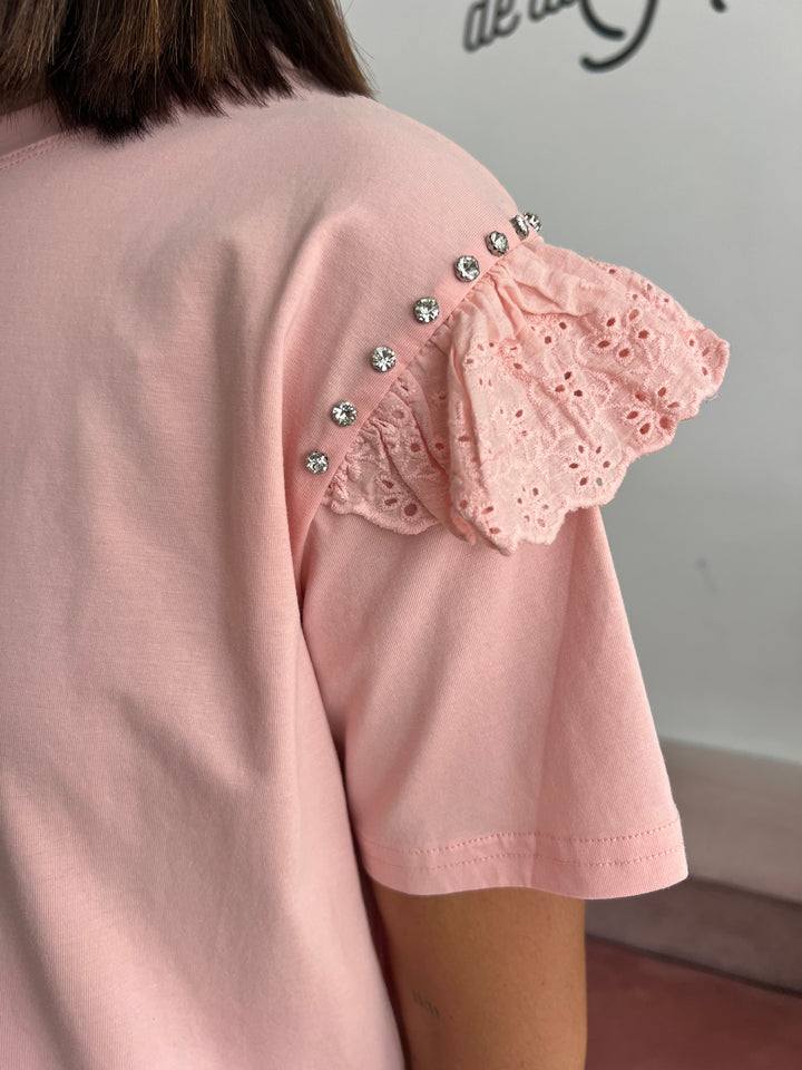 Camiseta Silvia rosa