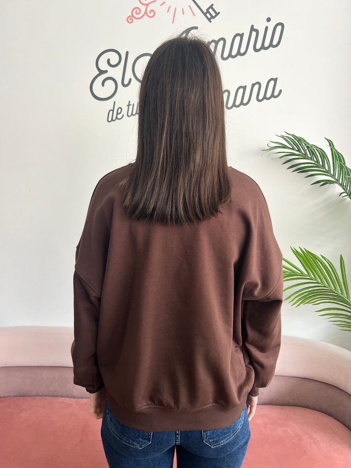 Sudadera Honey marrón
