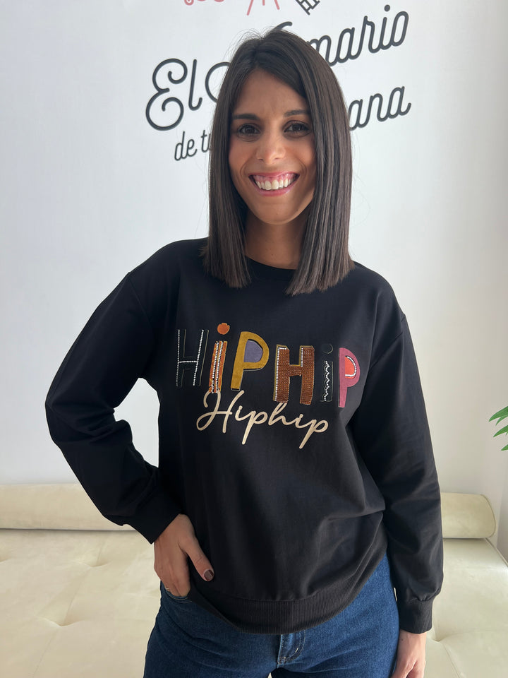 Sudadera Hip Hip negro