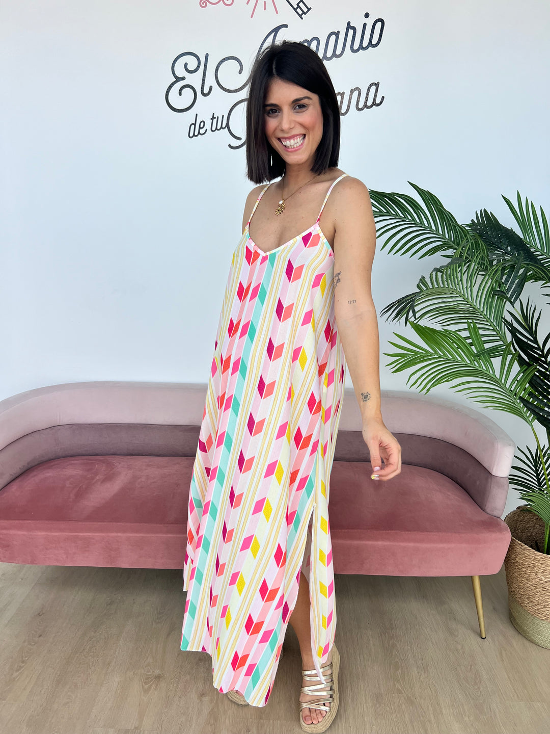 Vestido Menorca amarillo