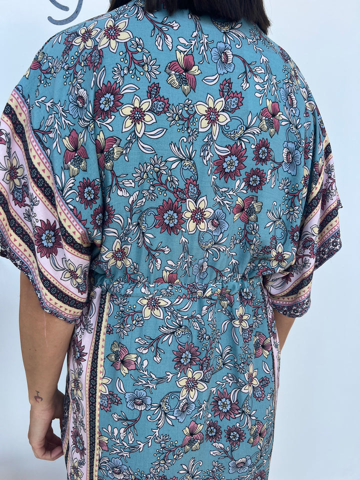 Vestido Erika turquesa