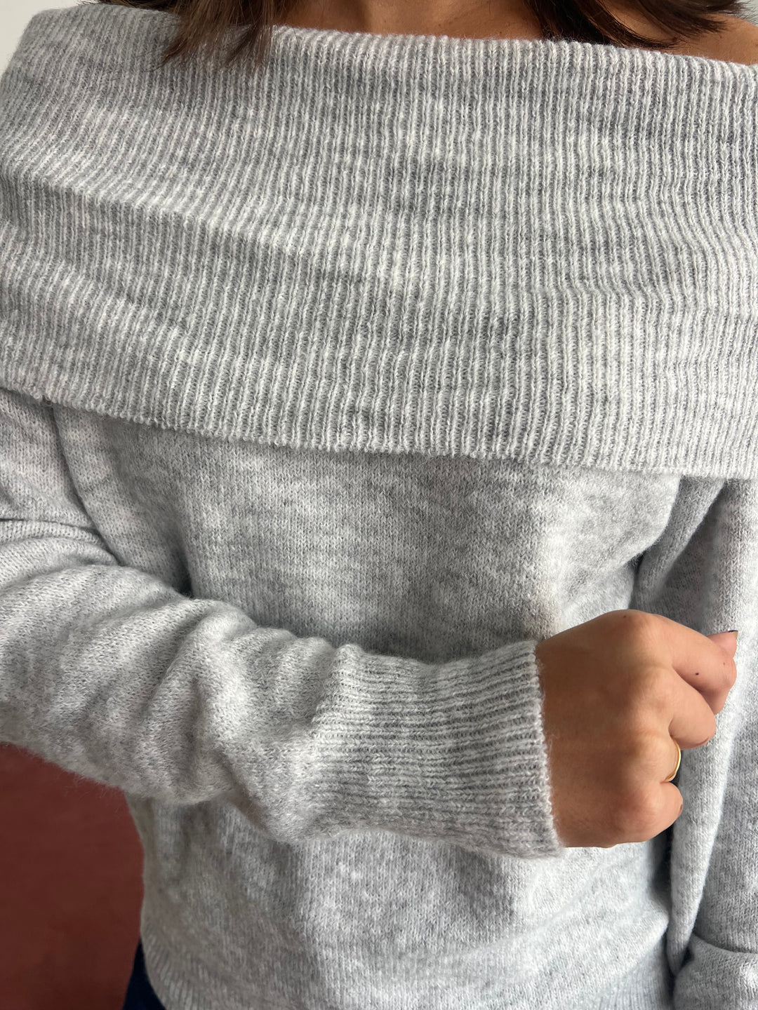 Jersey Adelina gris claro