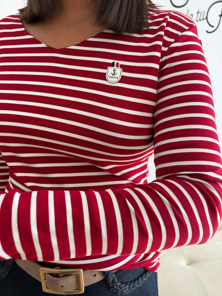 Camiseta Fashion rojo